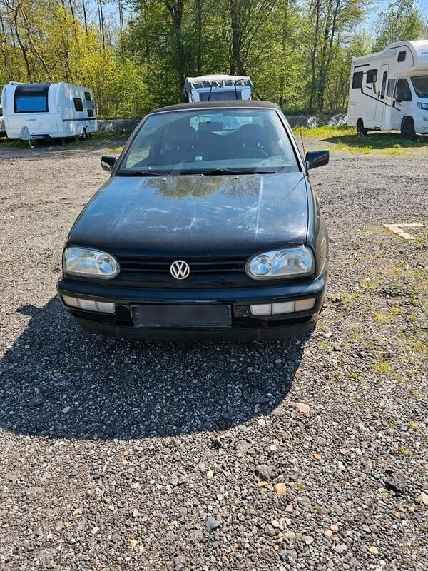 Schwarz Gebraucht 1997 VW Golf III Cabrio | 1.850 € (Superpreis) - Bild 1/4