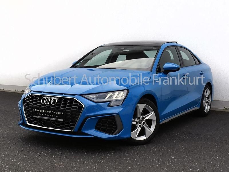 Blau Gebraucht 2022 Audi A3 S-Line Limousine | 28.990 € (Etwas zu teuer) - Bild 1/4