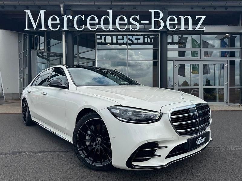 Diamantweiss (metallic) Gebraucht 2023 Mercedes S400 AMG Limousine | 99.990 € (Fairer Preis) - Bild 1/4