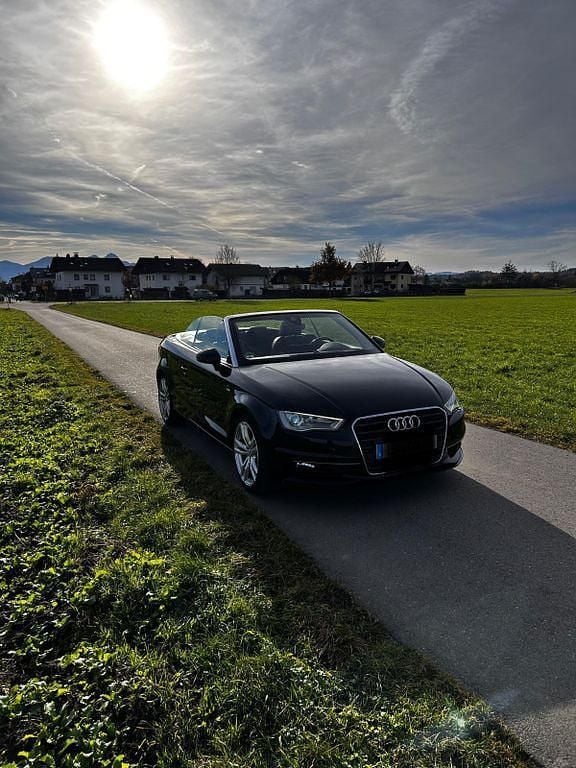 Schwarz Gebraucht 2015 Audi A3 Cabriolet S-Line Cabrio | 9.500 € (Fairer Preis) - Bild 1/4