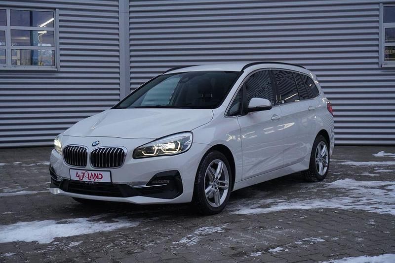 Gebraucht BMW 218 Gran Tourer Luxury Line 140 PS (102 kW) 2018 Weiß Van / Kleinbus