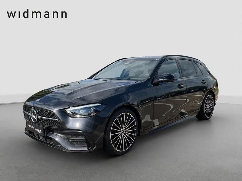 Metalliclack graphitgrau Gebraucht 2025 Mercedes C200 AMG line Kombi | 55.400 € - Bild 1/4