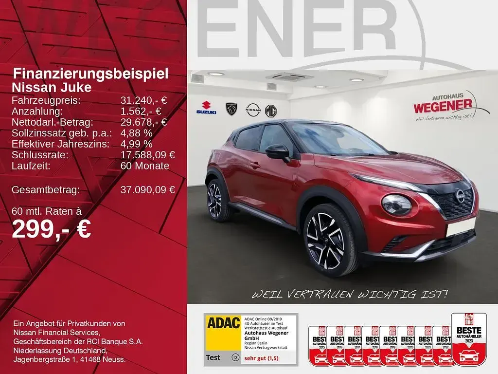 Gebraucht Nissan Juke 143 PS (105 kW) 2025 Rot SUV