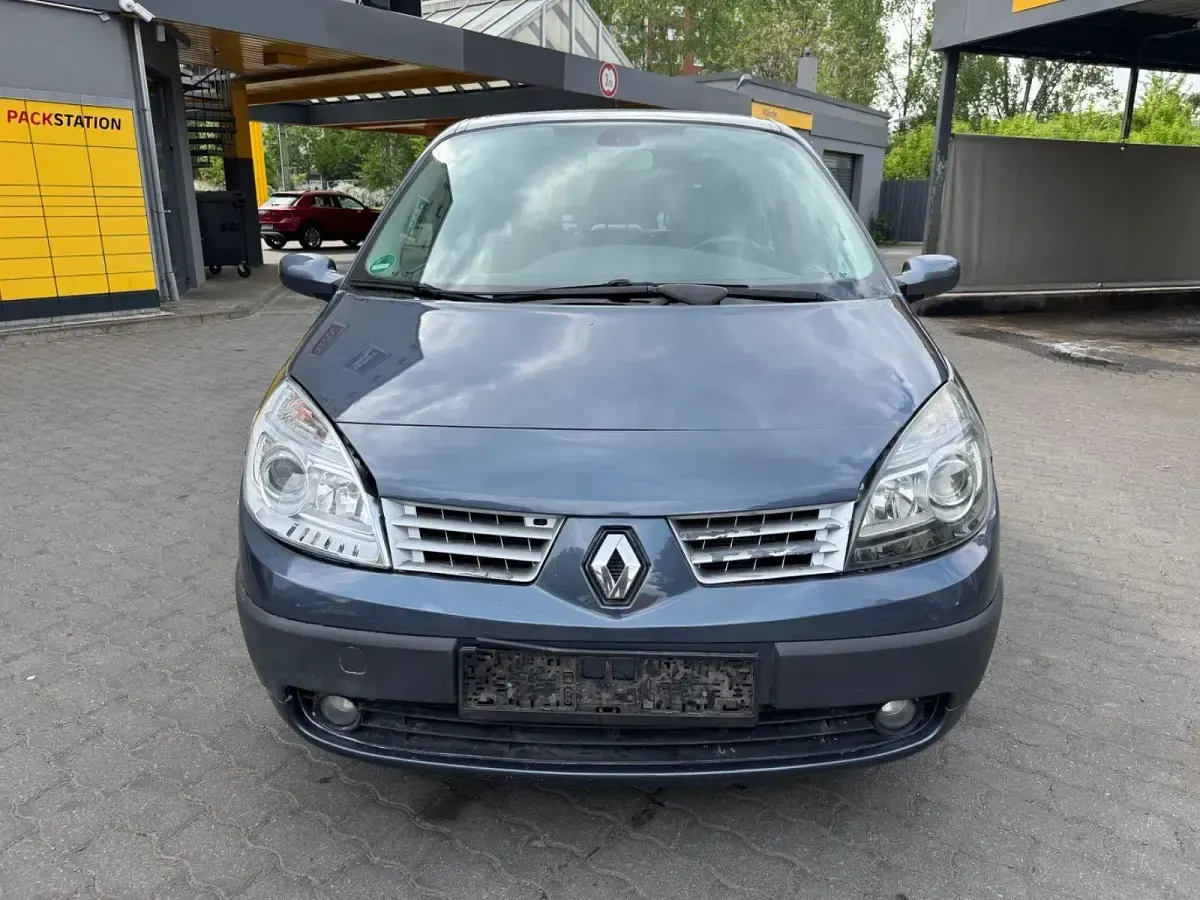 Gebraucht Renault Scénic II Avantage 111 PS (81 kW) 2008 Grau Van / Kleinbus