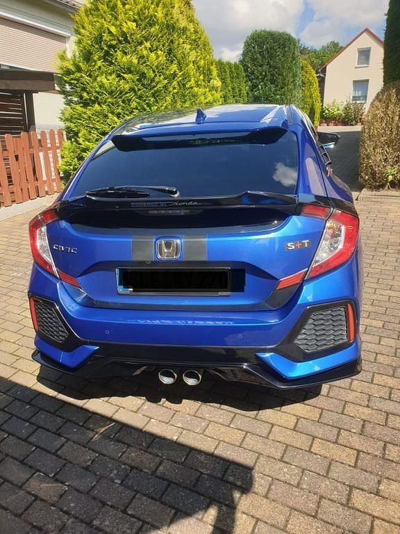 Blau Gebraucht 2019 Honda Civic Sport Plus Limousine | 22.500 € (Etwas zu teuer) - Bild 1/4