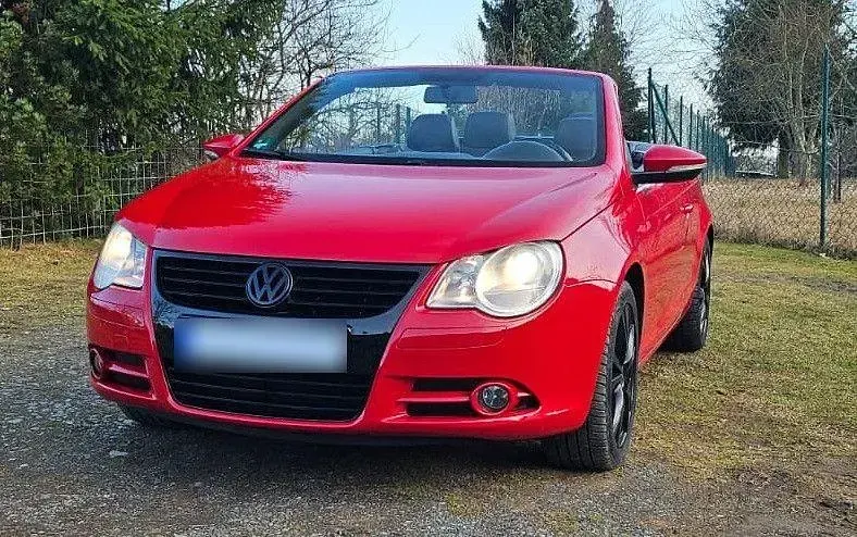 Gebraucht VW Eos 140 PS (102 kW) 2009 Rot Cabrio