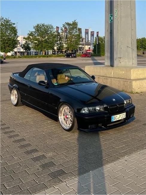 Schwarz Gebraucht 1996 BMW 328 Cabriolet Cabrio | 9.000 € (Superpreis) - Bild 1/4