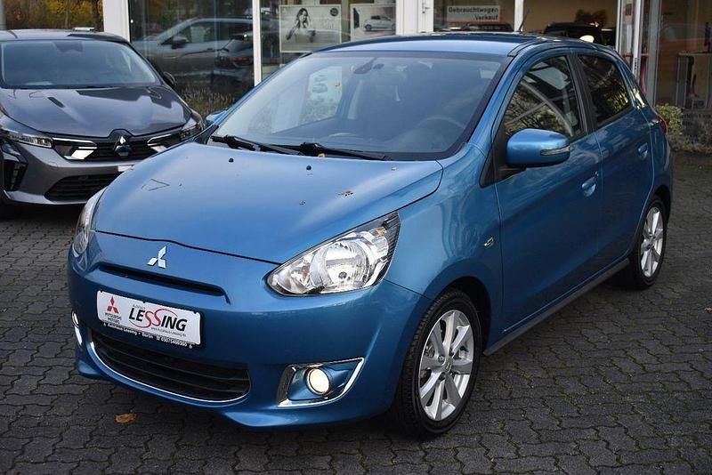 Atollblau Gebraucht 2015 Mitsubishi Space Star Top Limousine | 7.990 € (Fairer Preis) - Bild 1/4