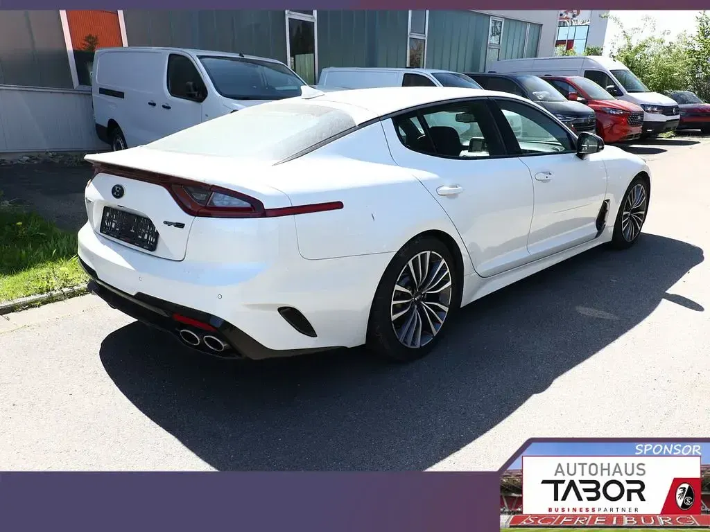 Gebraucht Kia Stinger GT-Line 200 PS (147 kW) 2018 Weiß metallic Kleinwagen