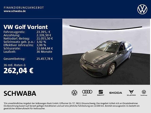 Delfingrau metallic Gebraucht 2023 VW Golf VIII Life Kombi | 23.395 € (Fairer Preis) - Bild 1/4