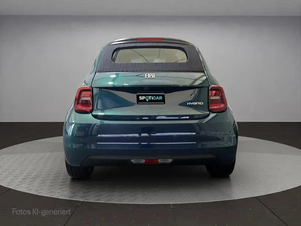Neu Fiat 500 La Prima 65 PS (47 kW) 2026 Grün Cabrio