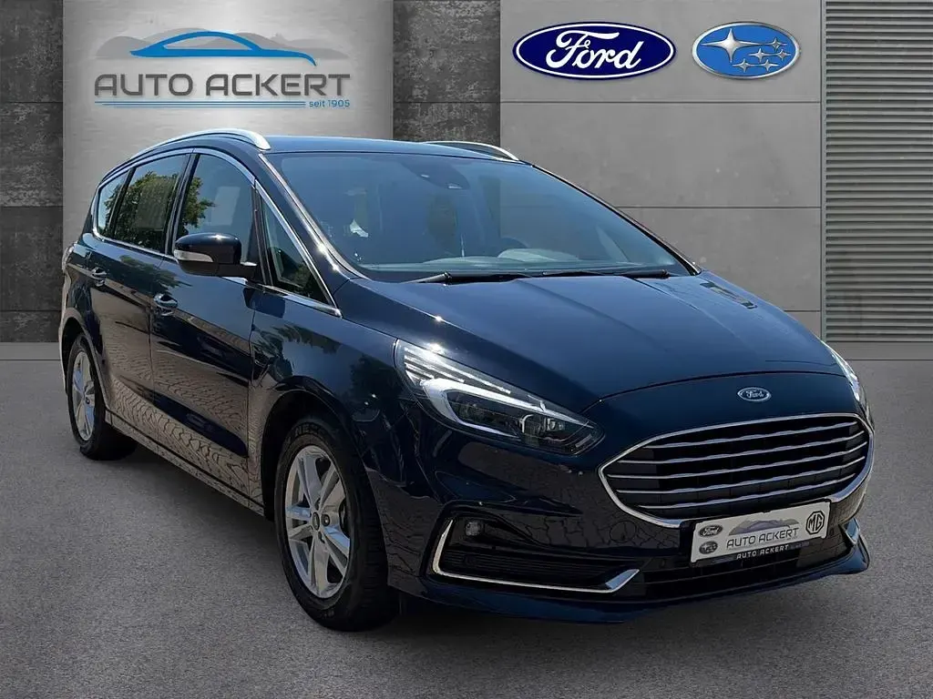 Gebraucht Ford S-MAX Titanium 150 PS (110 kW) 2020 Blau Van / Kleinbus