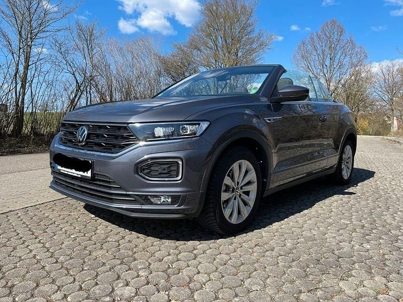 Grau Gebraucht 2020 VW T-Roc Cabriolet R-line Cabrio | 27.700 € (Fairer Preis) - Bild 1/4