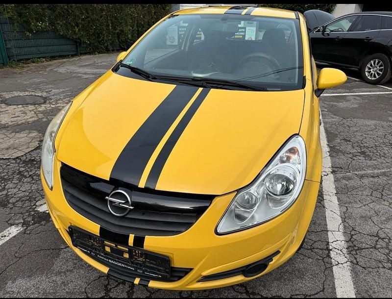 Gelb Gebraucht 2009 Opel Corsa Kleinwagen | 850 € (Superpreis) - Bild 1/4