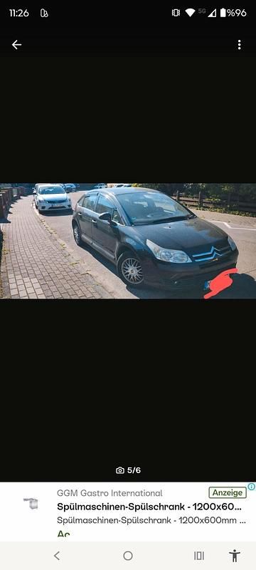 Gebraucht Citroën C4 2007 Schwarz Kleinwagen