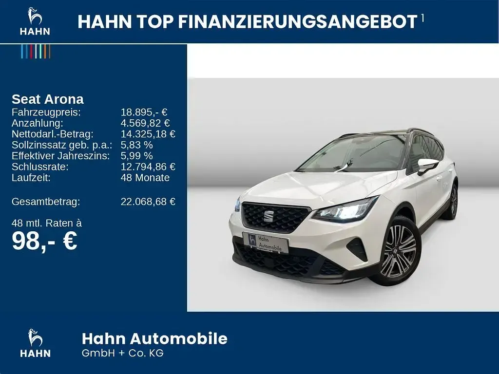 Gebraucht Seat Arona Style 116 PS (85 kW) 2024 "nevada" weiss SUV