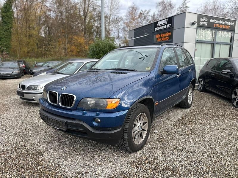Blau Gebraucht 2003 BMW X5 Sport Line SUV | 5.900 € (Guter Preis) - Bild 1/4