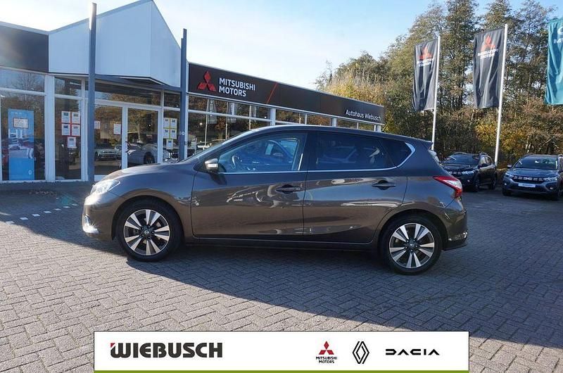 Bronze metallic Gebraucht 2018 Nissan Pulsar N-Connecta Limousine | 10.790 € (Fairer Preis) - Bild 1/4