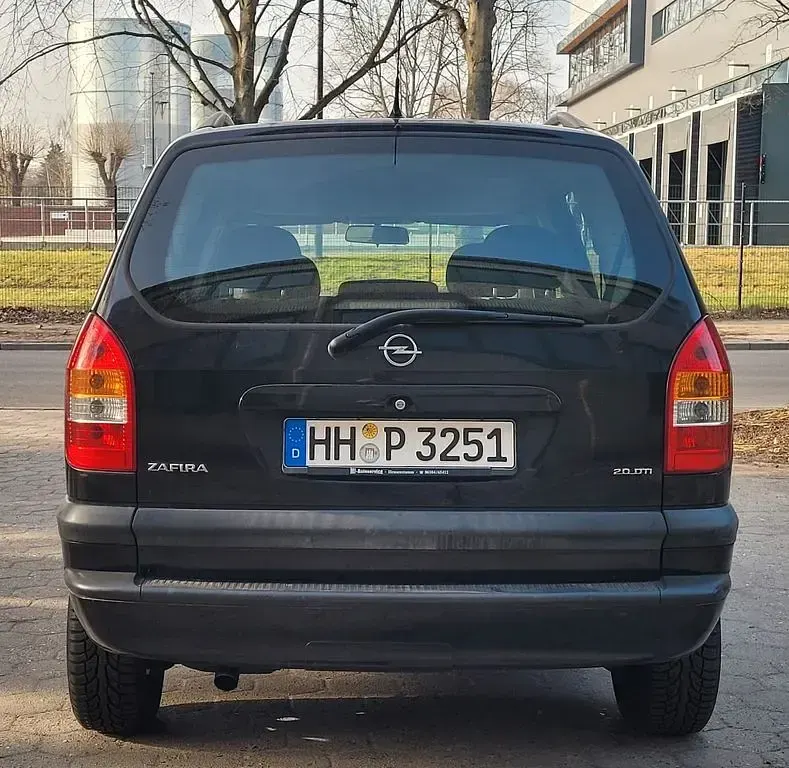 Gebraucht Opel Zafira Elegance 101 PS (74 kW) 2002 Blau Van / Kleinbus