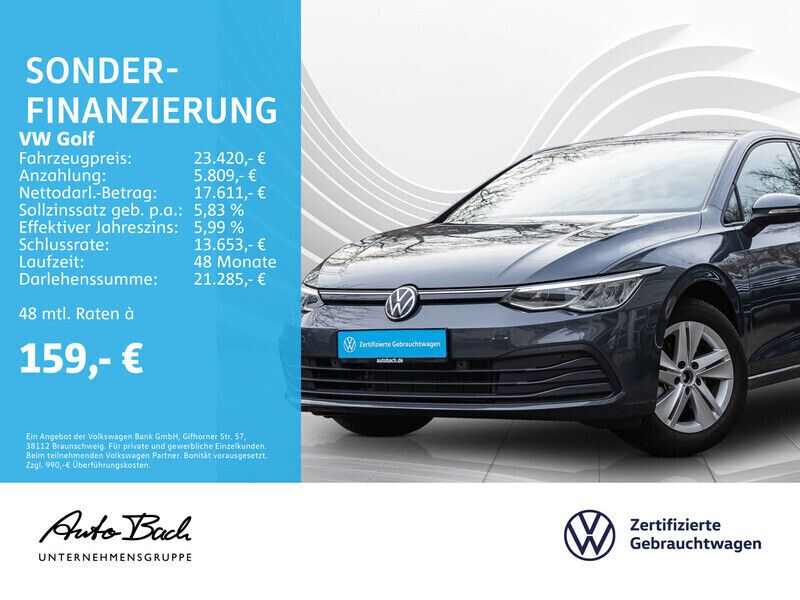 Grau (delfingrau metallic) Gebraucht 2024 VW Golf VIII Pro Limousine | 22.840 € (Guter Preis) - Bild 1/4