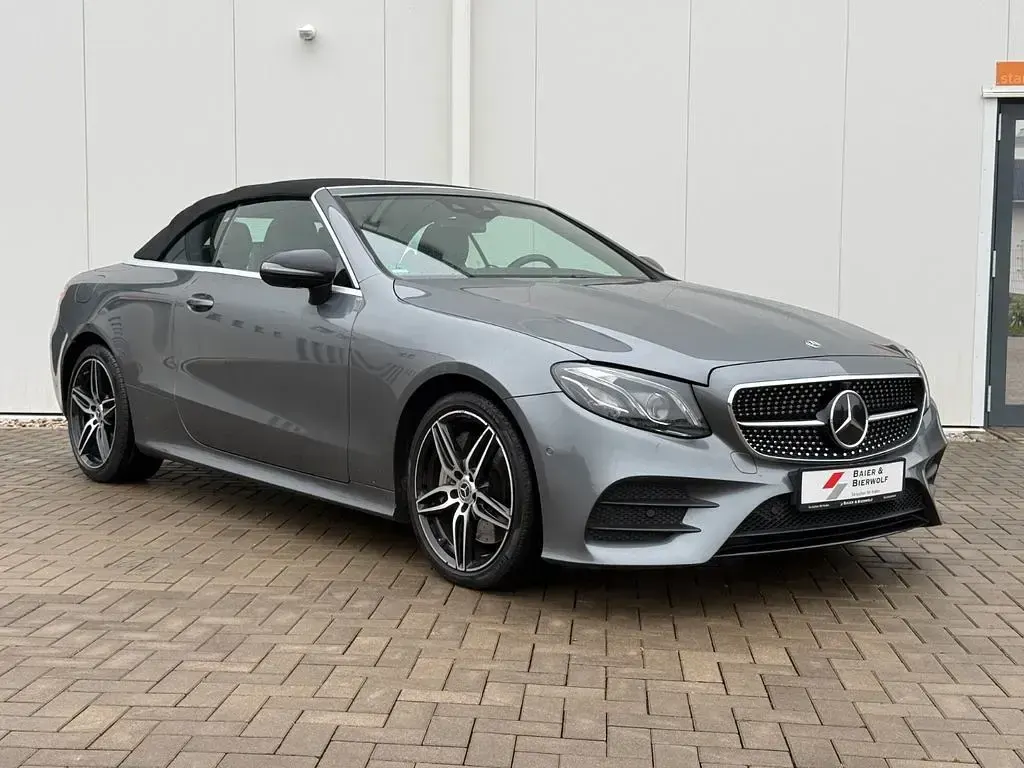 Gebraucht Mercedes E400 AMG line 340 PS (250 kW) 2020 Grau Cabrio