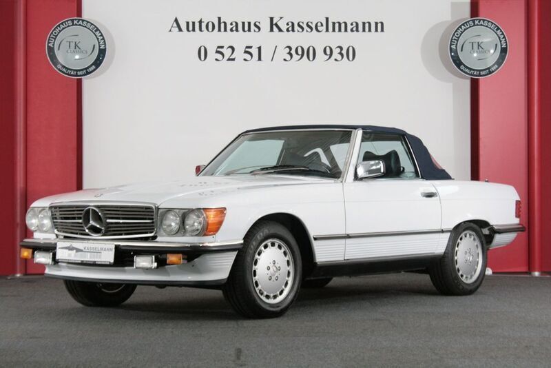 Weiß Gebraucht 1987 Mercedes 560 Cabrio | 39.900 € - Bild 1/4