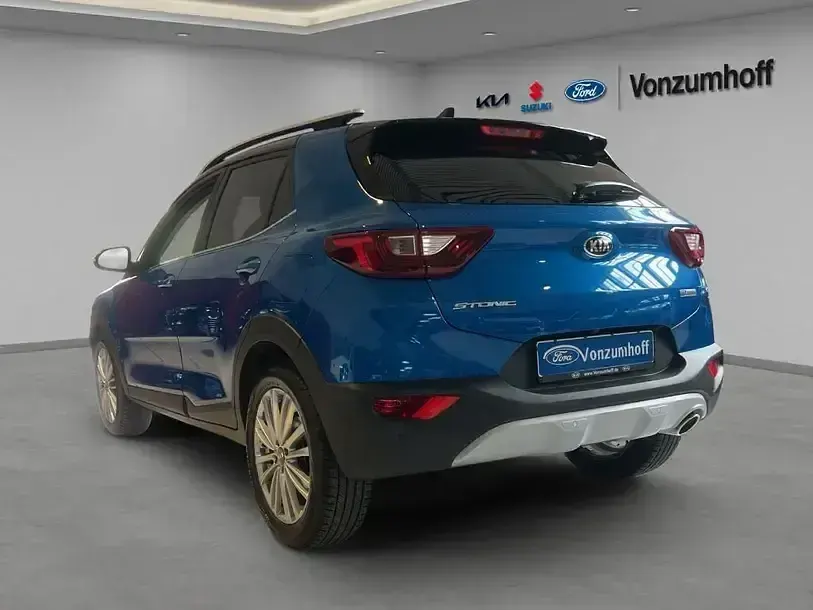 Gebraucht Kia Stonic Vision 120 PS (88 kW) 2021 (bsp) sporty blue/black m SUV
