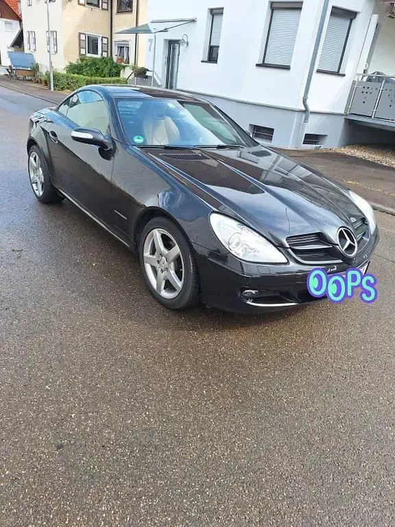Gebraucht Mercedes SLK200 163 PS (119 kW) 2005 Schwarz Cabrio