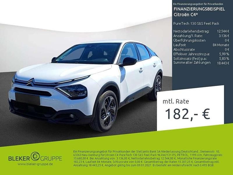 Weiß Gebraucht 2023 Citroën C4 Feel Limousine | 15.680 € (Guter Preis) - Bild 1/3