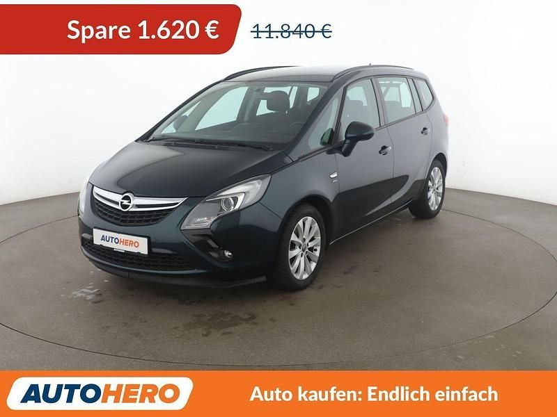 Grün Gebraucht 2014 Opel Zafira Tourer Active Van / Kleinbus | 10.220 € (Etwas zu teuer) - Bild 1/3
