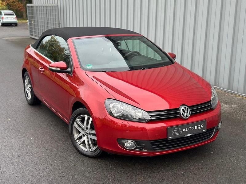 Rot Gebraucht 2012 VW Golf Cabriolet Cabrio | 9.999 € (Guter Preis) - Bild 1/4