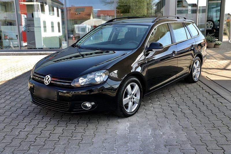 Schwarz Gebraucht 2012 VW Golf VI Kombi | 7.400 € (Teuer) - Bild 1/4