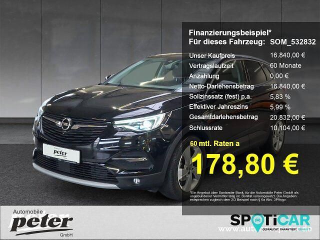 Diamant schwarz/karbon schwarz Gebraucht 2020 Opel Grandland X S SUV | 16.840 € (Guter Preis) - Bild 1/3