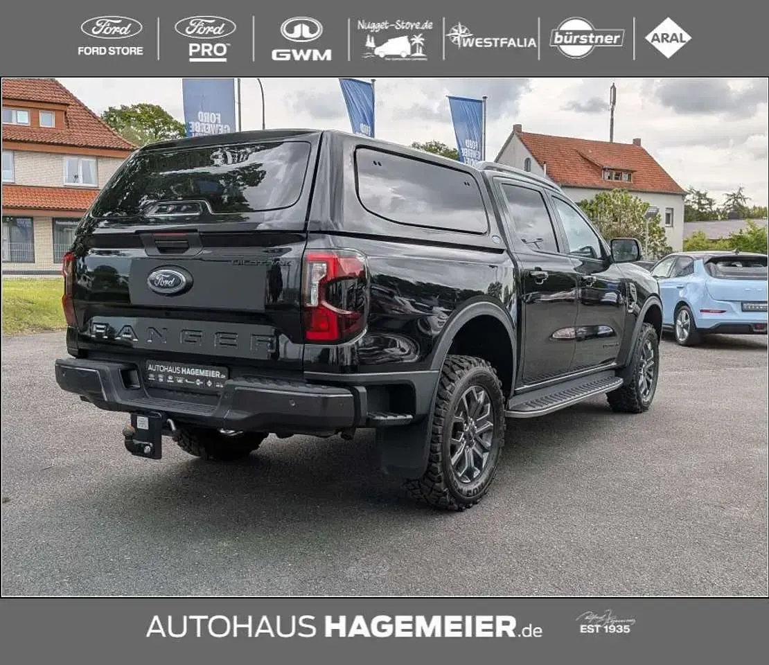 Gebraucht Ford Ranger Wildtrack 241 PS (177 kW) 2024 Agate black metallic Pickup