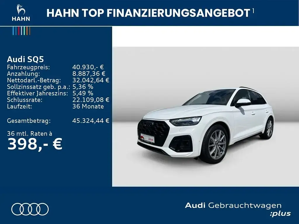 Gebraucht Audi SQ5 Sport 341 PS (250 kW) 2022 Ibisweiß SUV