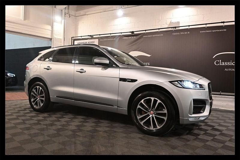 Silber Gebraucht 2018 Jaguar F-Pace R-Sport SUV | 15.950 € (Guter Preis) - Bild 1/4