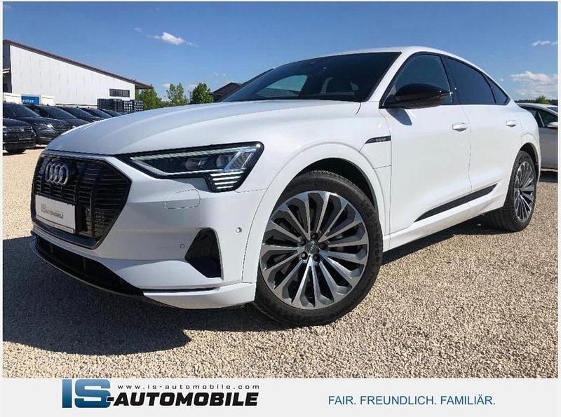 Gletscherweiß metallic Gebraucht 2020 Audi e-tron Sportback Advanced SUV | 30.999 € (Fairer Preis) - Bild 1/4