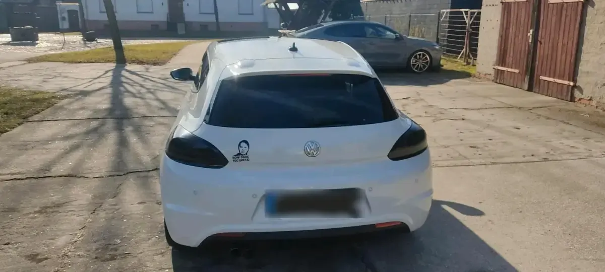 Usata VW Scirocco 211 CV (155 kW) 2013 Bianco Coupé