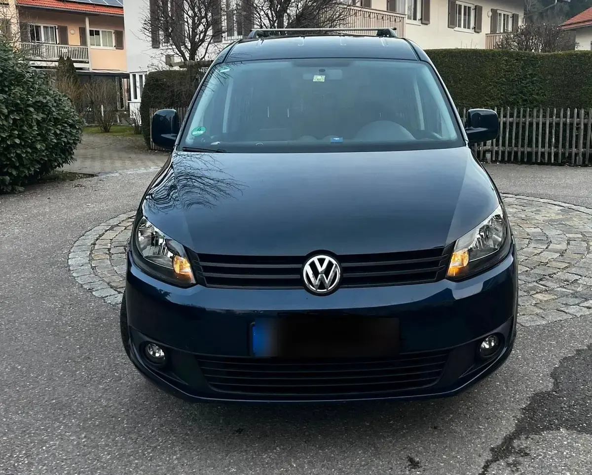 Gebraucht VW Caddy Maxi 102 PS (75 kW) 2014 Blau Van / Kleinbus