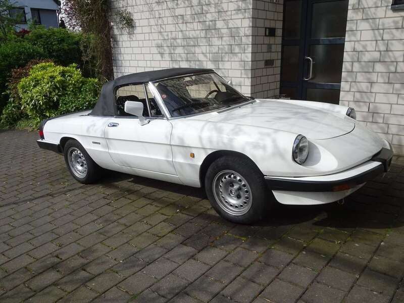 Weiß Gebraucht 1989 Alfa Romeo Spider Cabrio | 15.600 € - Bild 1/4