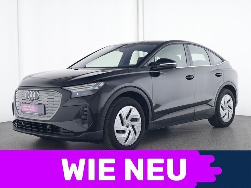 Mythosschwarz Gebraucht 2023 Audi Q4 Sportback e-tron Advanced Plus SUV | 31.777 € (Superpreis) - Bild 1/4