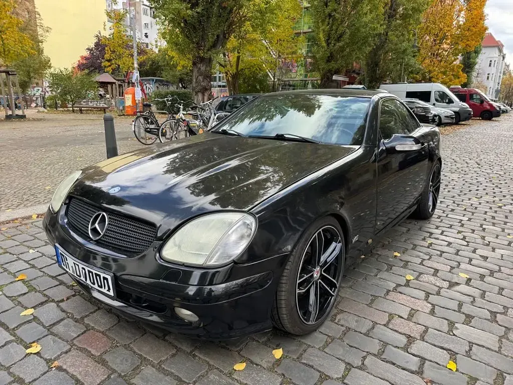 Gebraucht Mercedes SLK320 218 PS (160 kW) 2000 Schwarz Cabrio
