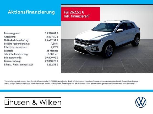 Weiß Gebraucht 2025 VW T-Roc Style SUV | 33.990 € - Bild 1/4