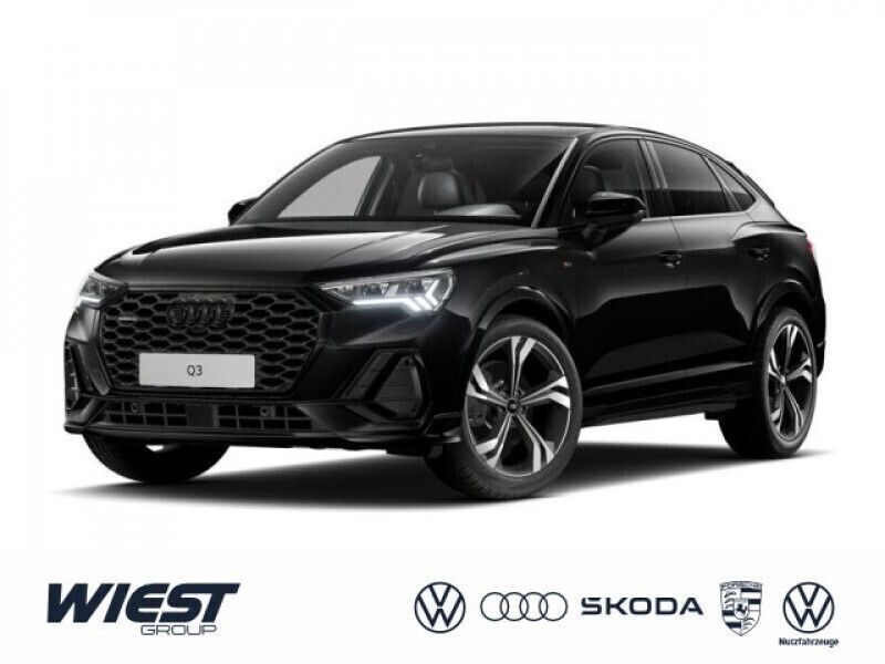 Mythosschwarz metallic Neu 2025 Audi Q3 Sportback S-Line SUV | 74.105 € - Bild 1/4
