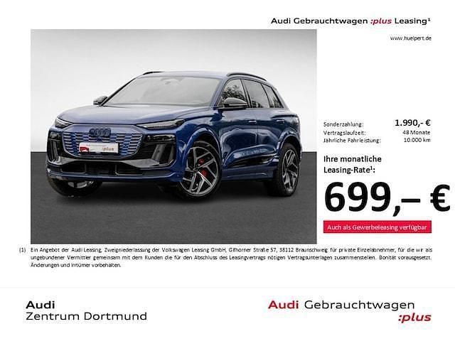 Ascariblau metallic Gebraucht 2024 Audi Q6 e-tron Edition .1 SUV | 74.411 € (Fairer Preis) - Bild 1/3