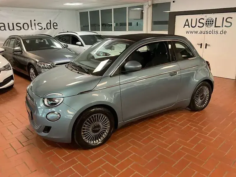 Gebraucht Fiat 500e Icon 86 kW (118 PS) 2021 Blau Cabrio