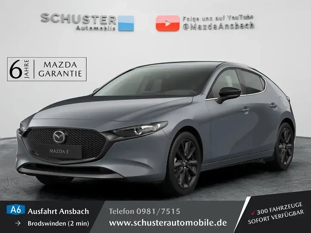 Neu Mazda 3 Nagisa 140 PS (102 kW) 2026 Grau Limousine