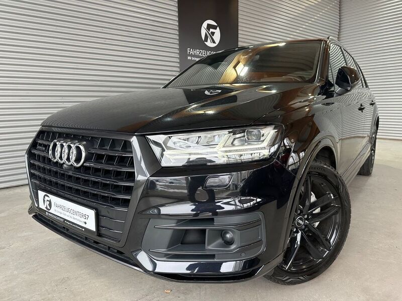 Night black Gebraucht 2018 Audi Q7 Sport SUV | 30.999 € (Fairer Preis) - Bild 1/4