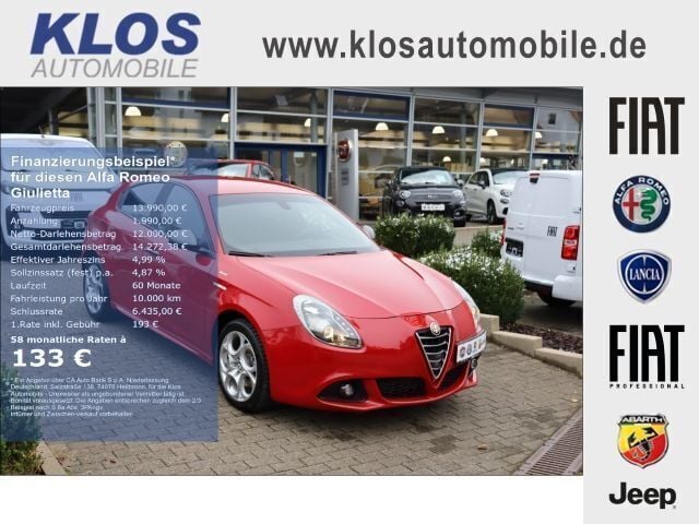 Rot Gebraucht 2016 Alfa Romeo Giulietta Sprint Kleinwagen | 13.990 € (Etwas zu teuer) - Bild 1/4