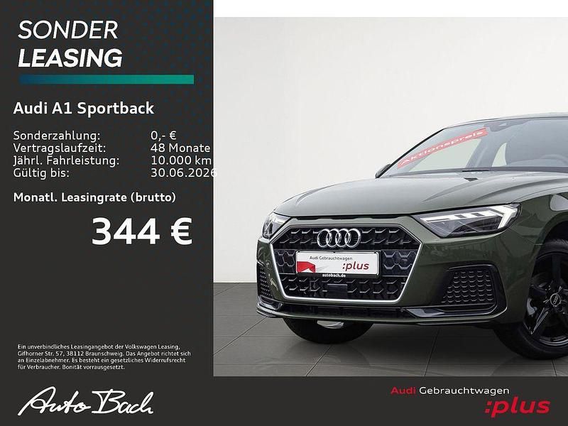 Gebraucht Audi A1 Sportback Advanced Plus 116 PS (85 kW) 2025 Distriktgrün metallic Kleinwagen
